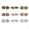 1 Pair Sew on Cloak Fasteners Hook Cardigan Clips Button with Holes