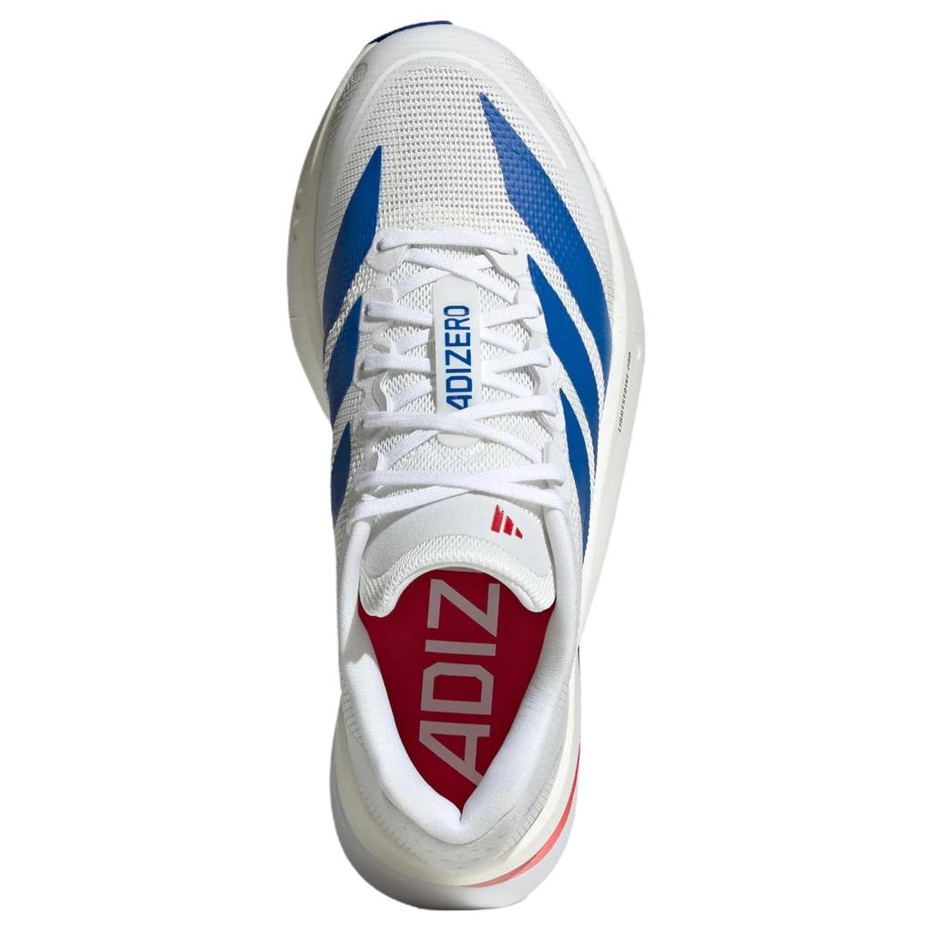 Adidas Adizero Boston 13 Breathable Casual Running Shoes Women's White Blue JP9248