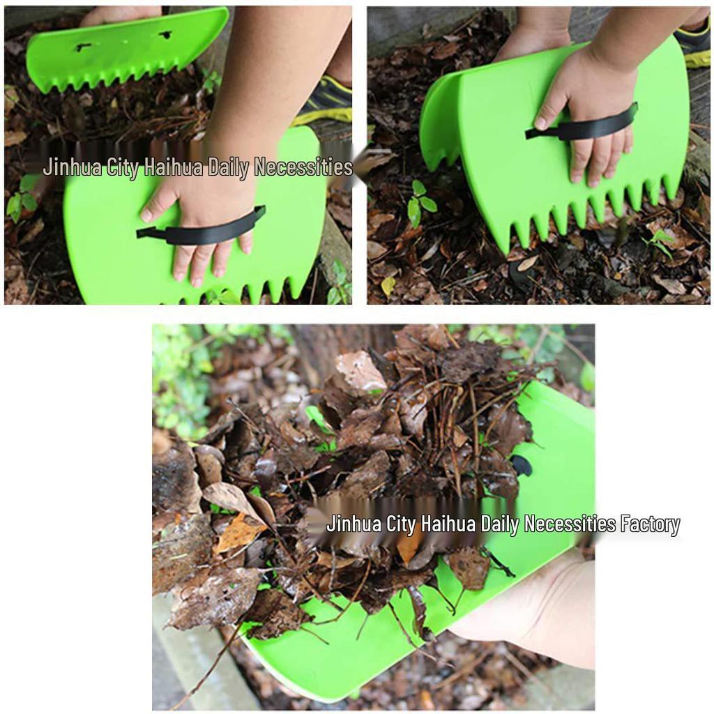 Exclusive Cross-Border Plastic Leaf Rake: Versatile Garden, Lawn, and Horticulture Tool