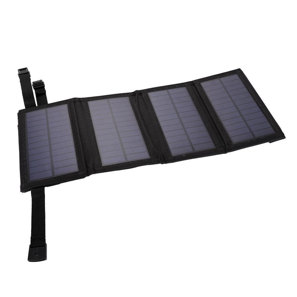 20W Monocrystalline Solar Panel Foldable Charger Waterproof for Phone Outdoor Camping