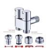 HUANGCHAO Multi-function Dual Control Angle Valve Faucet Set