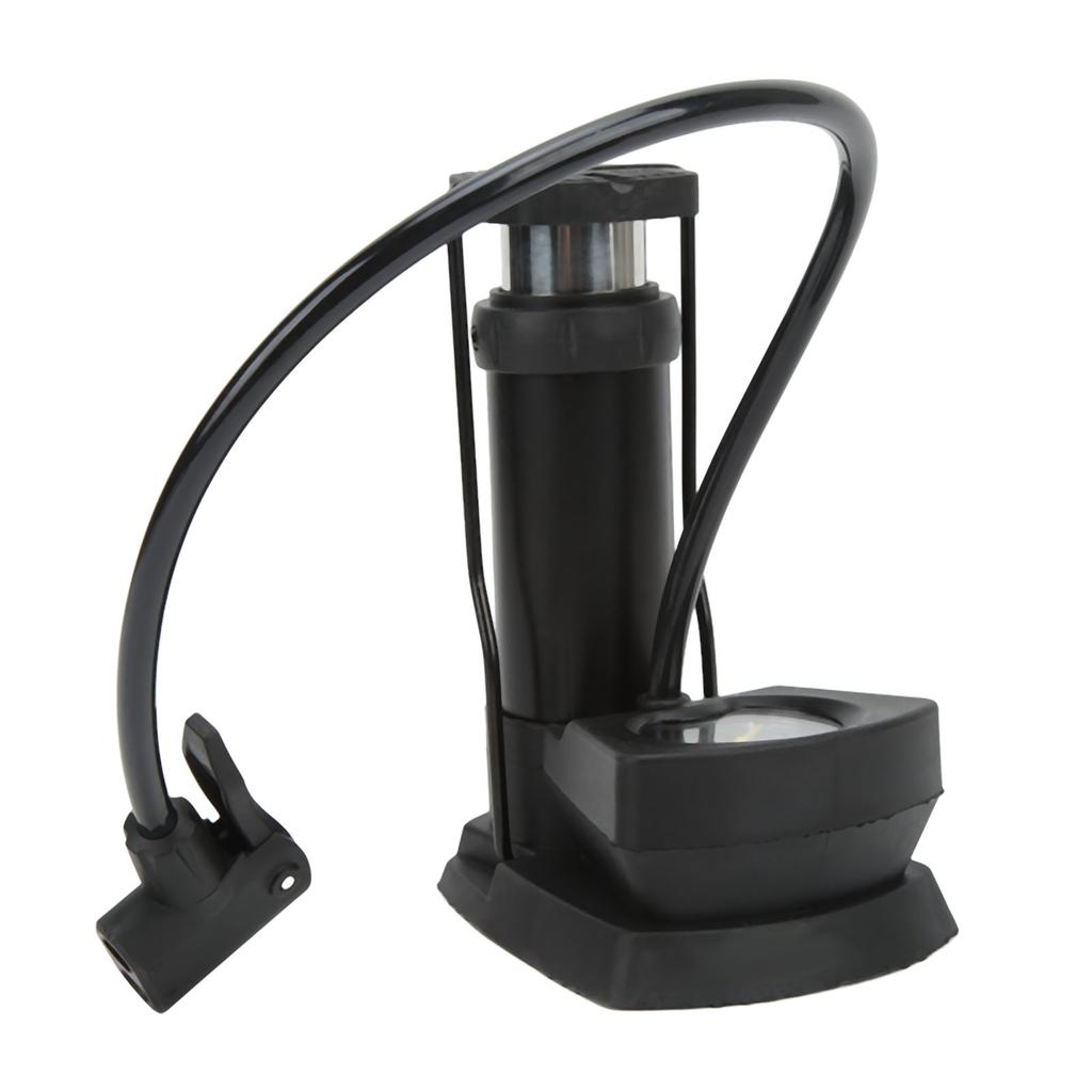 Foot Pump Aluminum Alloy High Pressure Portable Mini Pedal Pump for Bicycle Basketball Inflatable