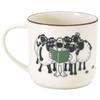 Shaun the Sheep Microwave and Dishwasher Mino Made In 246025 Mug, Approx. 350ml, Safe, Tableware, Sundries, Goods, Book, Green, Ware, Japan,