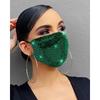 1PC Sequins Cosplay Face Cover Breathable Washable and Reusable Mouthcover