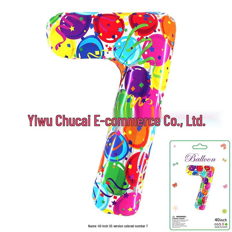 Décoration Bandeau Rayé à Carreaux Vache Dégradé 40" - Grand Chiffre pour Scène de Fête d'Anniversaire de Bébé