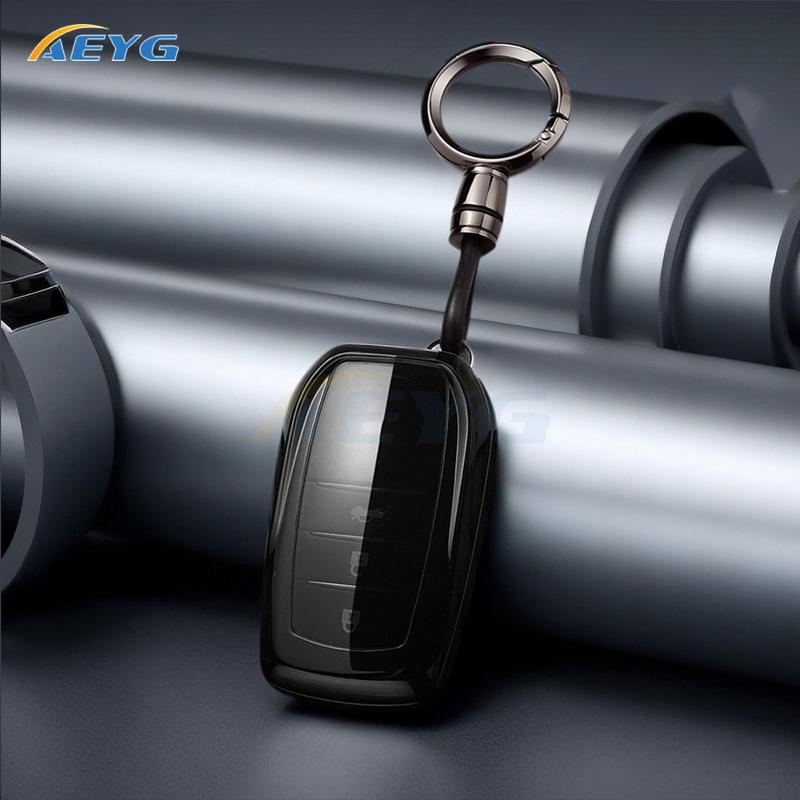 Car Key Case Shell For Toyota Corolla Se Camry 50 55 Tlc200 Yaris Land Cruiser Prado150 Rav4 Venza Sienna Keyless Keychain