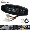 Digital Universal Motorcycle Speedometer Oil Gauge Tachometer Meters Instrument Cluster Turn Signal Light Indicator