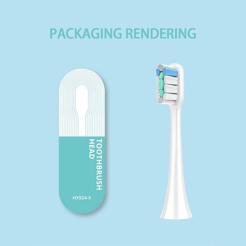 1pcs Replacement Electric Toothbrush Heads PP POM and Soft Bristles