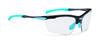 RUDYPROJECT Sports Sunglasses for Road Bike Bicycle Marathon Jogging Exercise Triathlon Tennis Baseball AGON Black Gloss Frame Impact X2 Photochromic