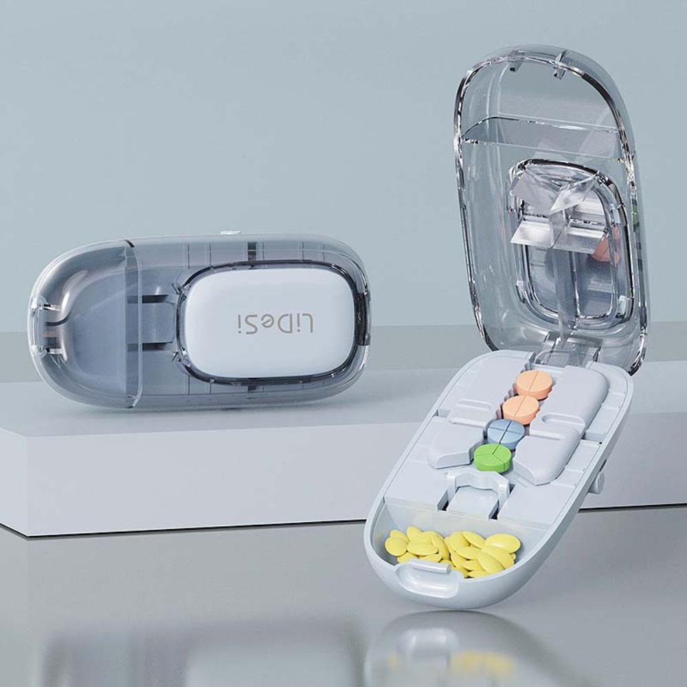 Adjustable Pill Cutter Dustproof Crusher Divider Quartering Pill Divider  for Small or Large Pills