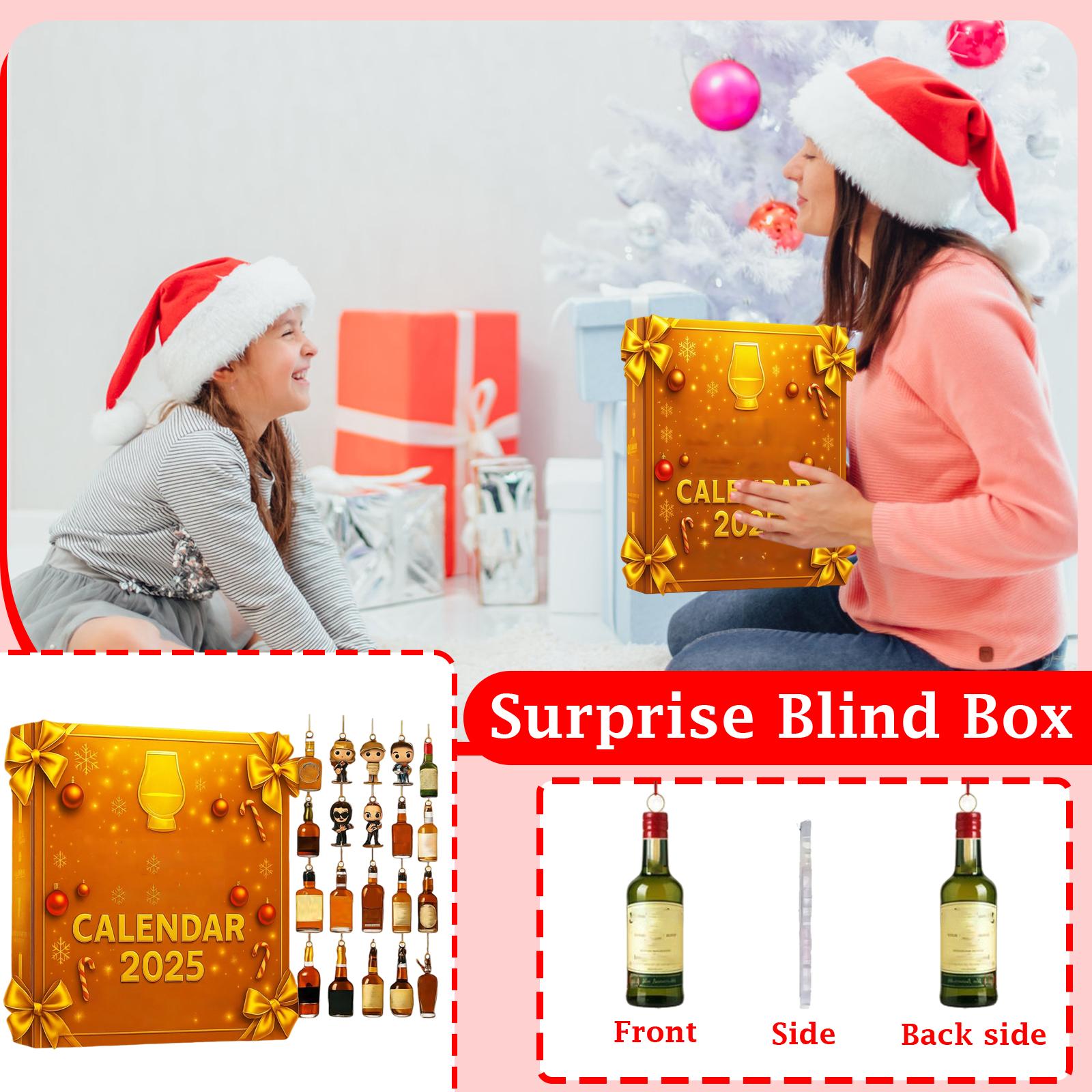 

2D Plane+airplane Box +24PC+ Fitness Decoration Advent Christmas Countdown Box Calendar One Size