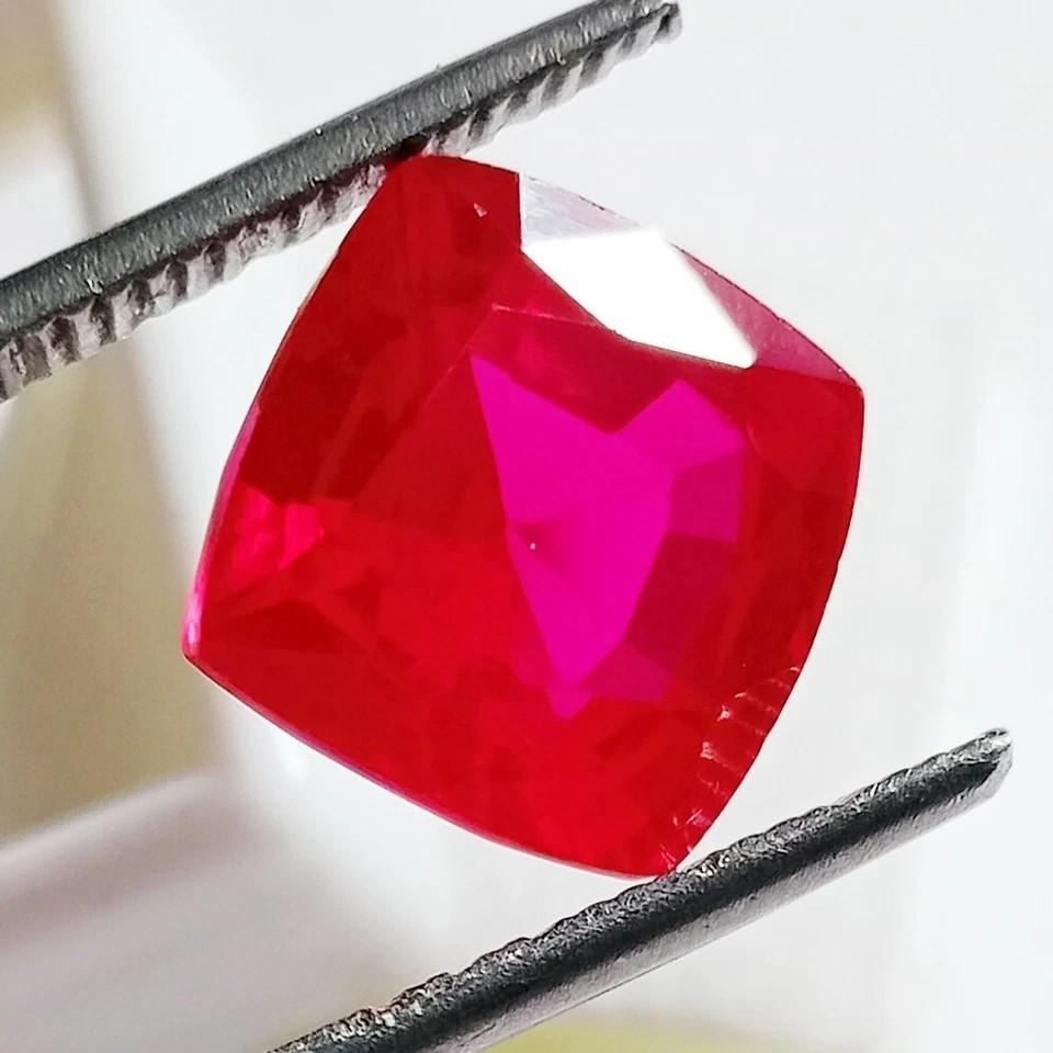 Natural Certified BURMA Pigeon Blood Red Ruby Unheated Loose Gemstone B0M42