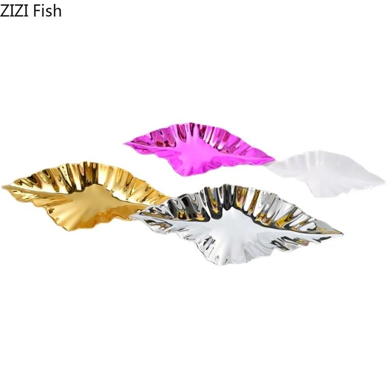 Fluttering Leaves Ceiling Suspension Ornaments Wall Hanging Crafts Living Room Decoration Wall Background Display Leaf Pendants