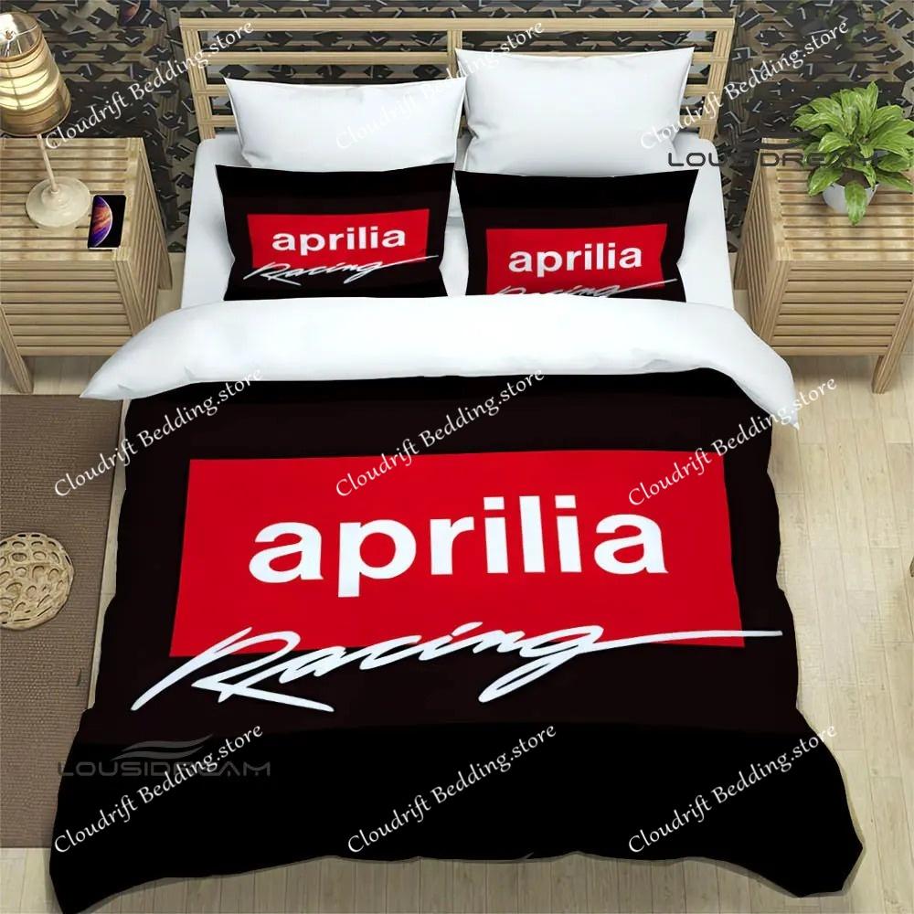 Aprilia Motorcycle Print Bedding Sets Exquisite Bed Supplies Set Duvet Cover Bed Comforter Set Bedding Set Luxury Birthday Gift