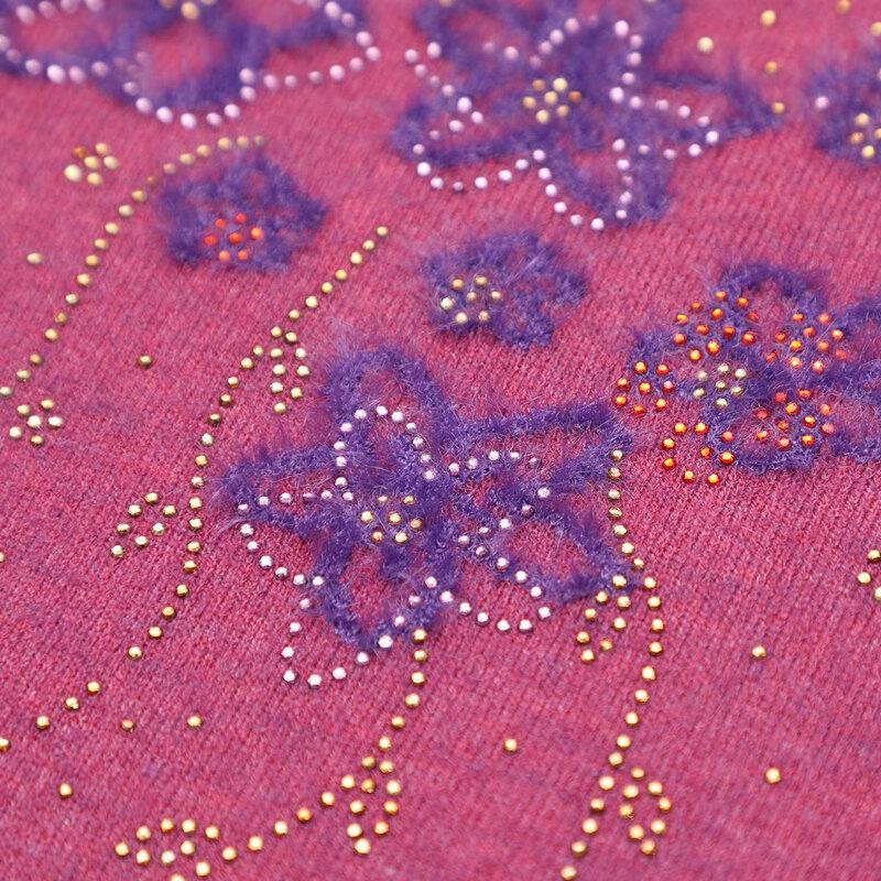 Pastel Women's Warm Knit Half-High Collar Sweater