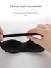 Comfortable 3D Light-Blocking Silicone Eye Mask for Odorless Sleep and Eye Protection