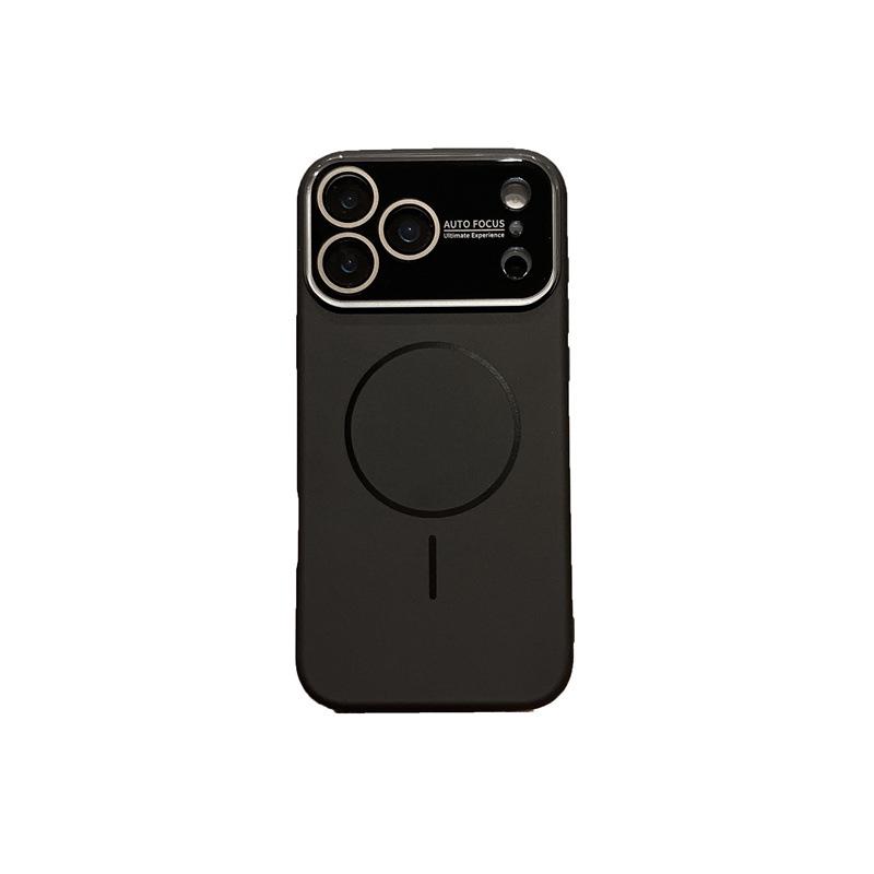 iPhone 17 Pro Skin-Feel Magnetic Crystal Phone Case: Full Coverage, Drop-Proof Protection for 13/14/15/16 Pro.