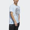 Adidas Graphic Tee Martial Arts Series Men Tops Blue GF4057