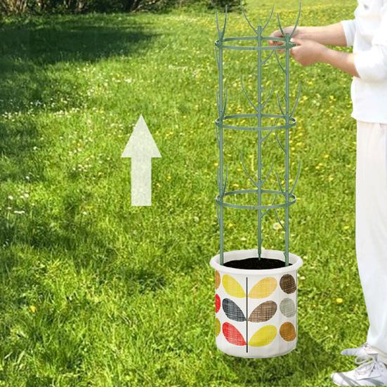 3/5/10Pcs/Set Monstera Plant Support Stake Stackable Garden Plant Support Pole Indoor Outdoor Tall Potted Climbing Plant Holder Stick Moss Pole