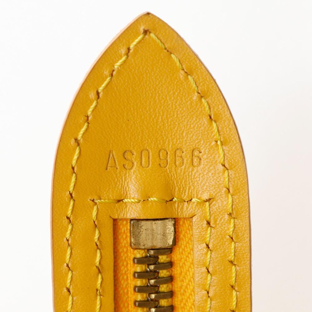 LOUIS VUITTON Sunjack shopping Tote Bag M52269 Tassily Yellow Epi Leather Women Used