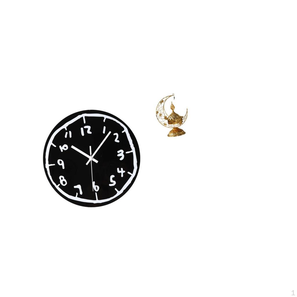 Acrylic Wall Clock Ornament Fashion Modern Silent Minimalist Art Decorative for Indoor