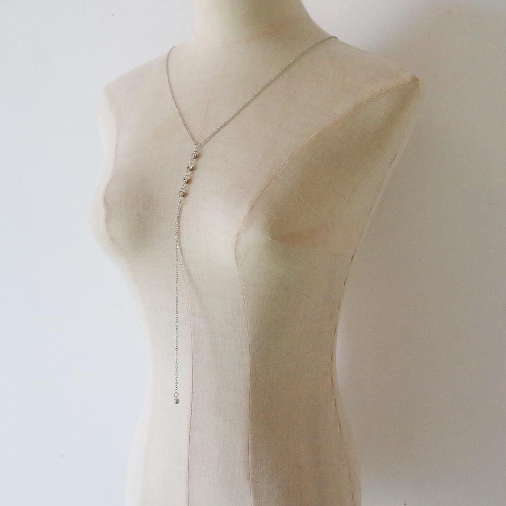 European And American Fashion Jewelry, Long Necklace Layered Collarbone Chain, Fashionable Simple Personalized Jewelry Party Accessories