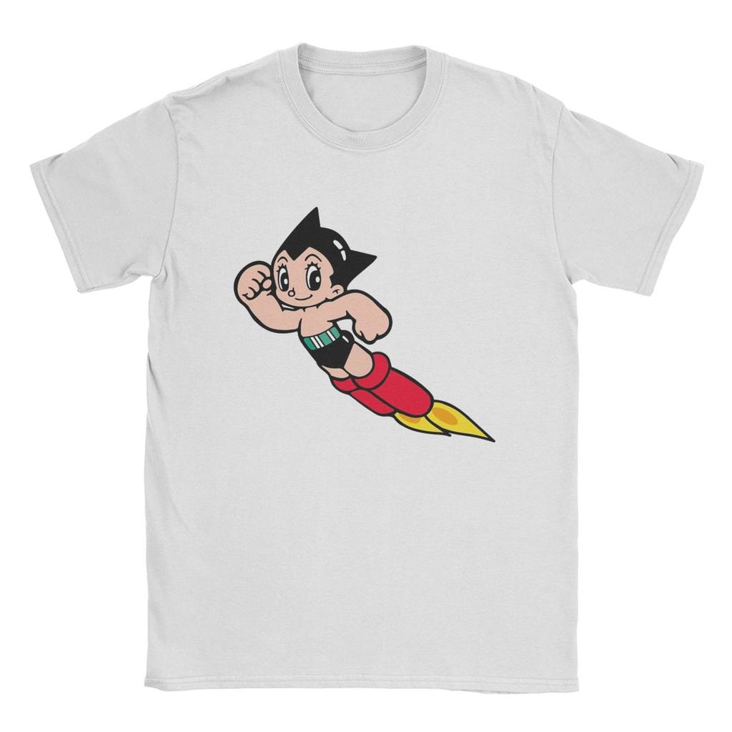 Astroboy Men T Shirt Astro Boy Anime Leisure Tee Shirt Short Sleeve O Neck T-Shirts Cotton Summer Clothes