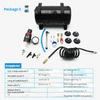 AS18B AS186 Model Air Pump Air Storage Tank Air Compressor Spray Pump 3.5L 4 Holes Air Tank