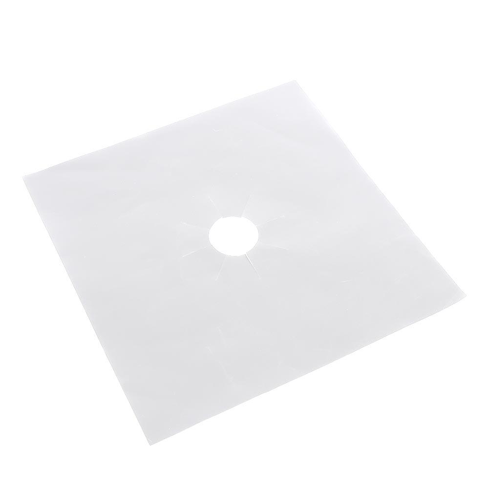 6 ks/sada opakovaně použitelných skleněných vláken, chráničů plynových sporáků, ochranná podložka, kuchyňské nářadí (stříbrný)