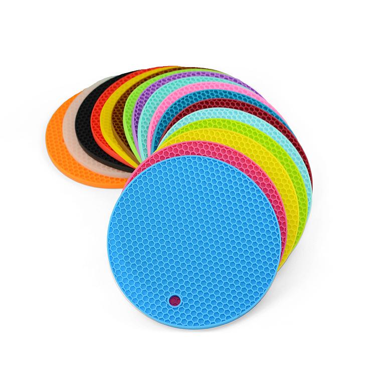 Silicone Honeycomb Insulation Placemats & Coasters for Kitchen and Tableware