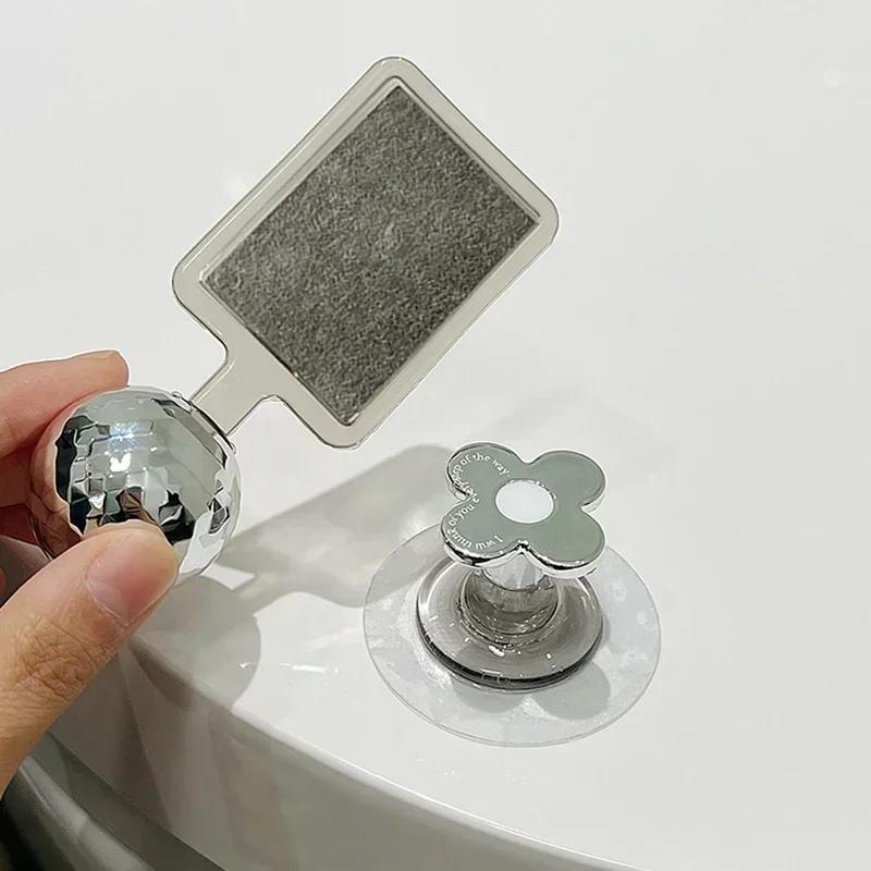 Creative Toilet Lid Lifting Anti Dirty Toilet Opener Cabinet Door Handle Multifunction Hook Storage Rack Organizer Self Adhesive