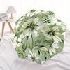 1pc Floral Pattern Automatic Opening/Closing Folding Umbrella with 36 Ribs, Plastic Handle, Windproof Portable Sunshade Umbrella Y250726076