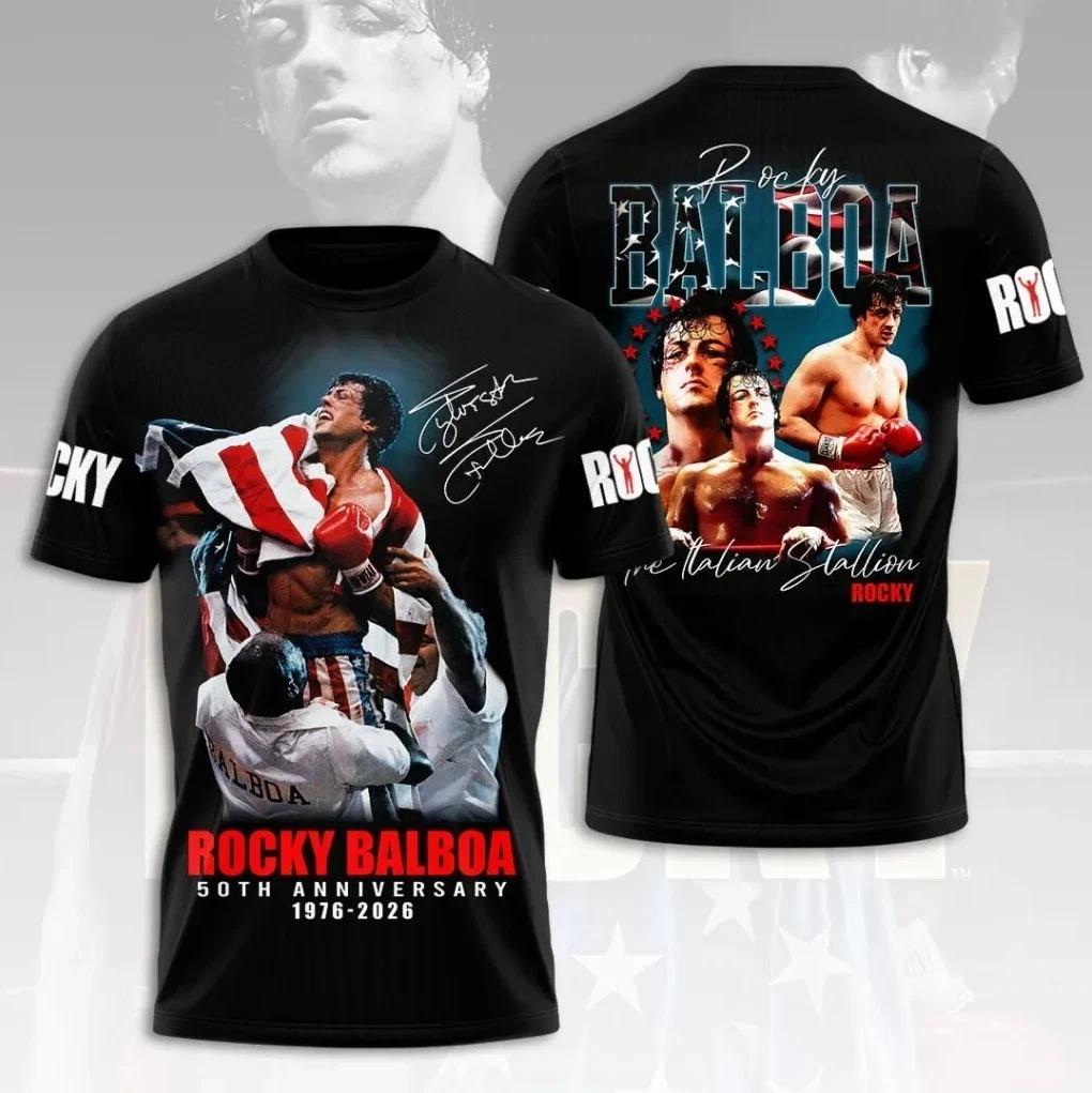 

Rocky 50th Anniversary 1976-2026 AOP 3D T-Shirt 3XL
