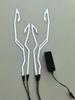 New Motorcycle Helmet Light 4 In 1 EL Light 3 Mode Led Helmet Light Night Riding Signal Helmet Strip Decoration Accessories Kit