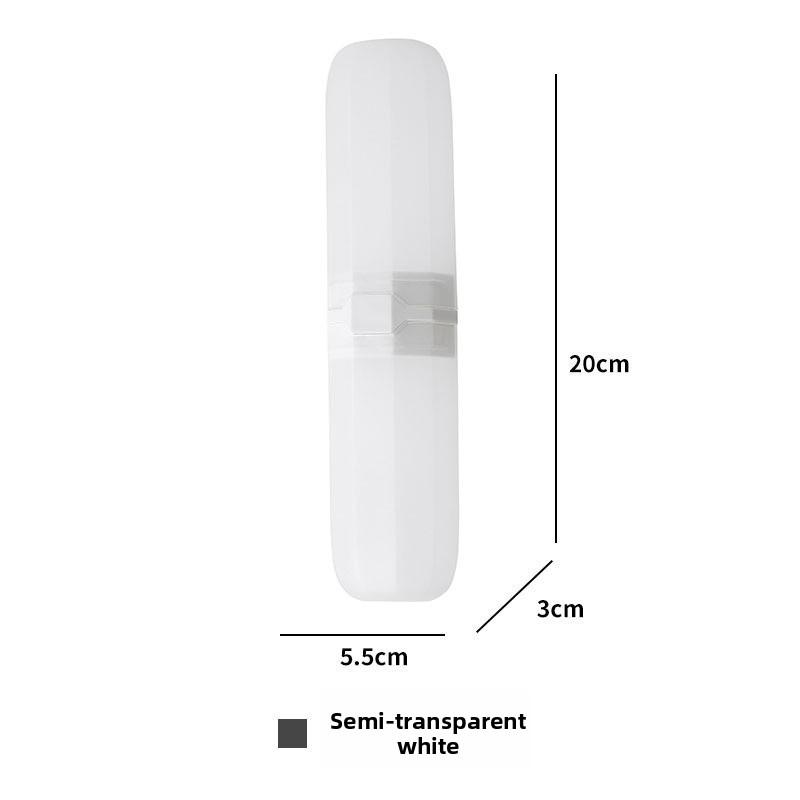 Home Portable Toothbrush Box Student Travel Plastic Toothbrush Cup Tableware Box Pencil Box Toothbrush Toothpaste Storage Box