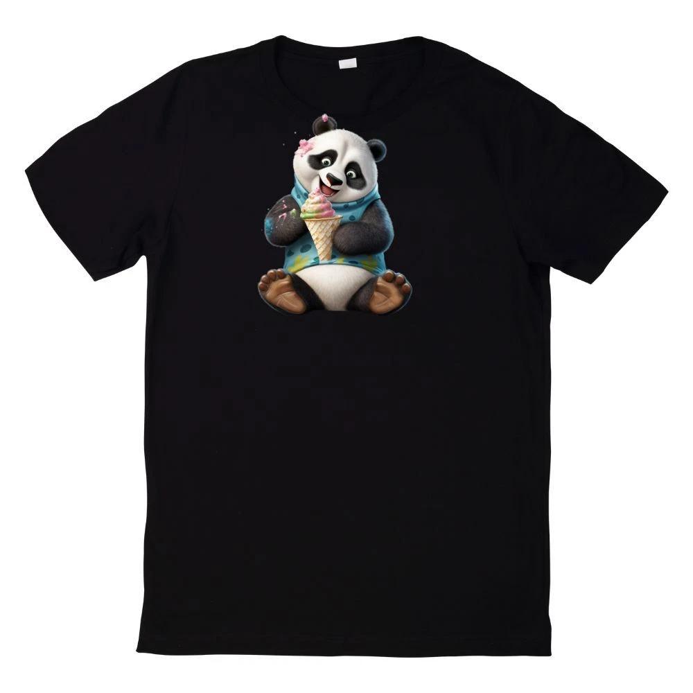 T-Shirt Sommer spaß Panda Motiv L
