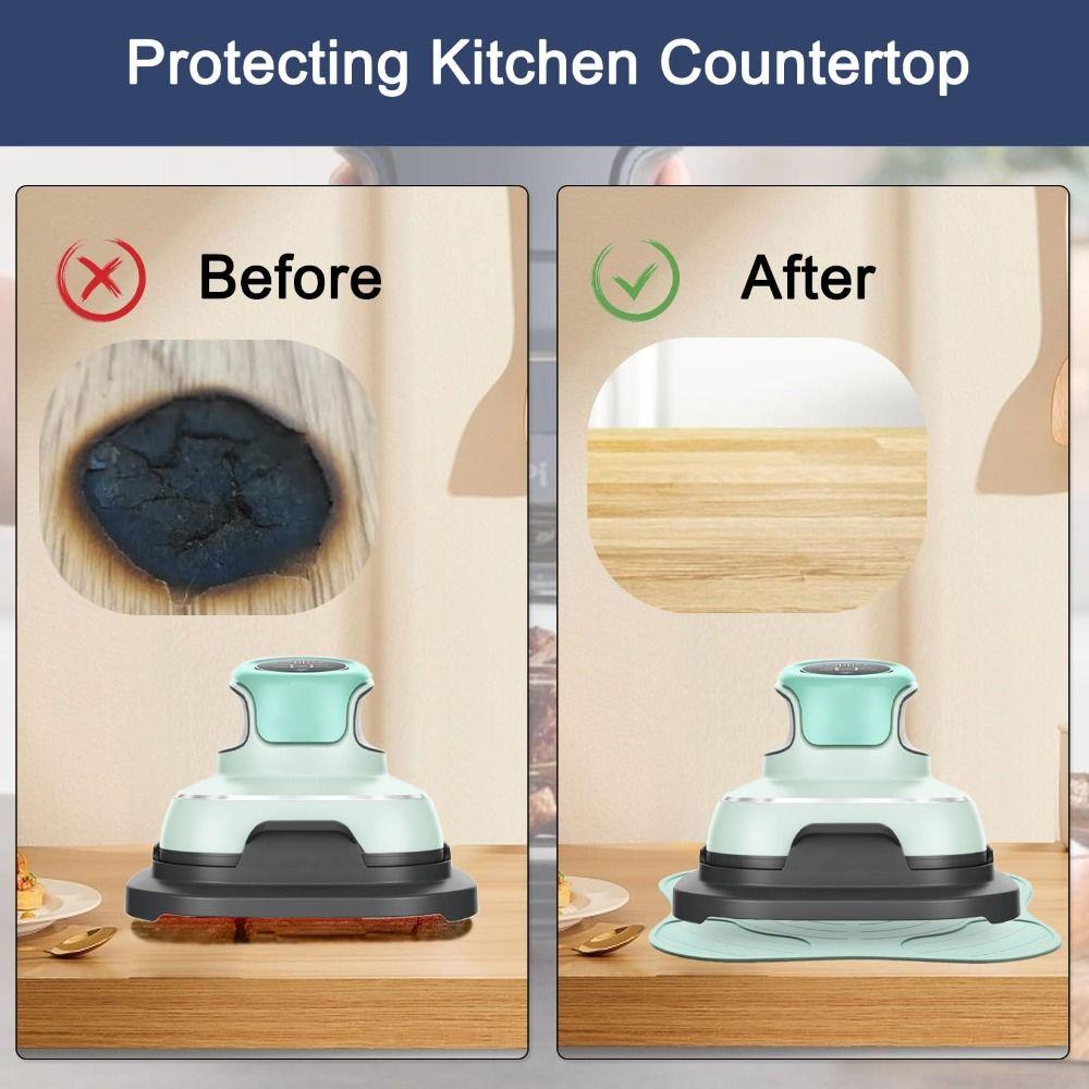 High Temperature Resistant Air Fryer Silicone Insulation Pad Hot Pads Air Fryer Use