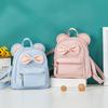 Little Girl'S Fashionable And Cute Multifunctional Backpack For Children'S Travel With Bowknot Suitable For Kindergarten And Toddlers