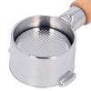 Silver Espresso Portafilter 2 Ears Bottomless Coffee Handle for Delonghi ECO310 C1 Espresso Machine