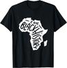 I Am Black History Map of Africa Black History Month T-Shirt
