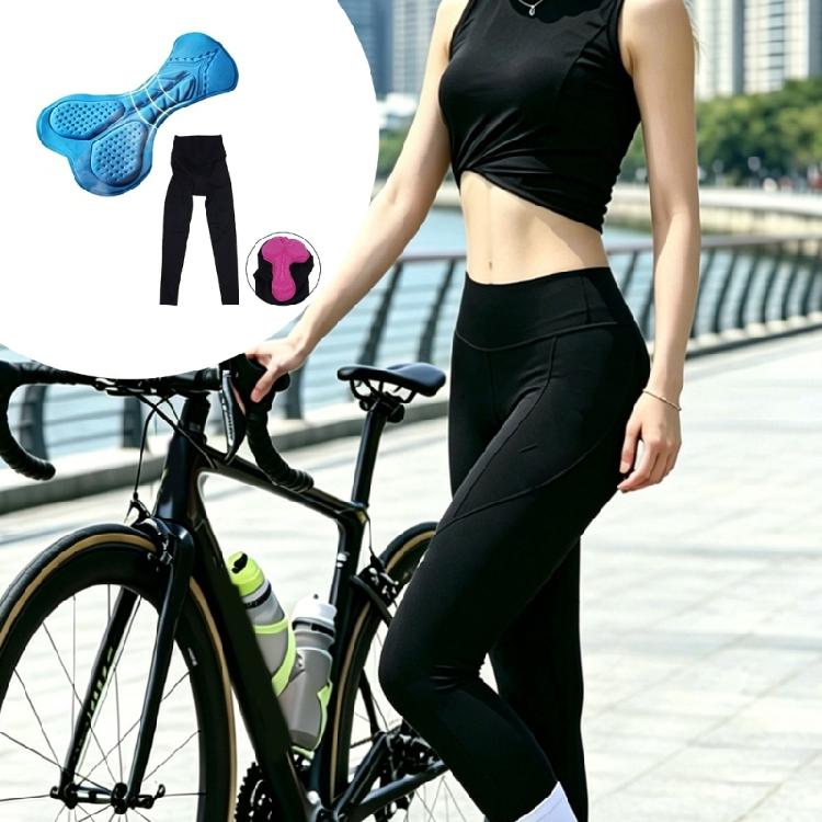 Cycling Support Pad with Breathable Perforated Design, Removable Bike Seat Insert for Training and Road Cycling
