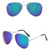 Elegant Metal Frame Pilot Sun Glasses Shatterproof PC Lens UV400 Sunproof Glasses For Women Men Driving And Cycling