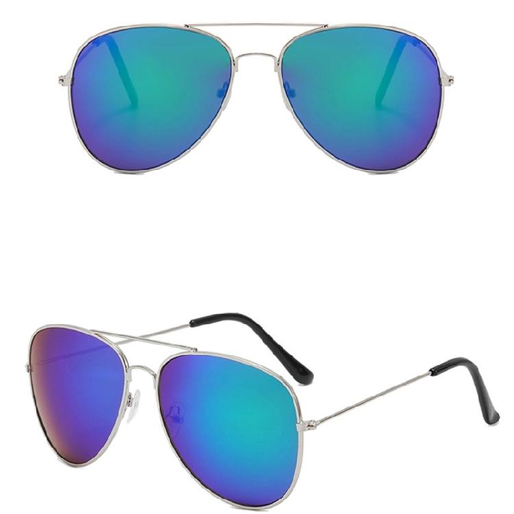 Elegant Metal Frame Pilot Sun Glasses Shatterproof PC Lens UV400 Sunproof Glasses For Women Men Driving And Cycling
