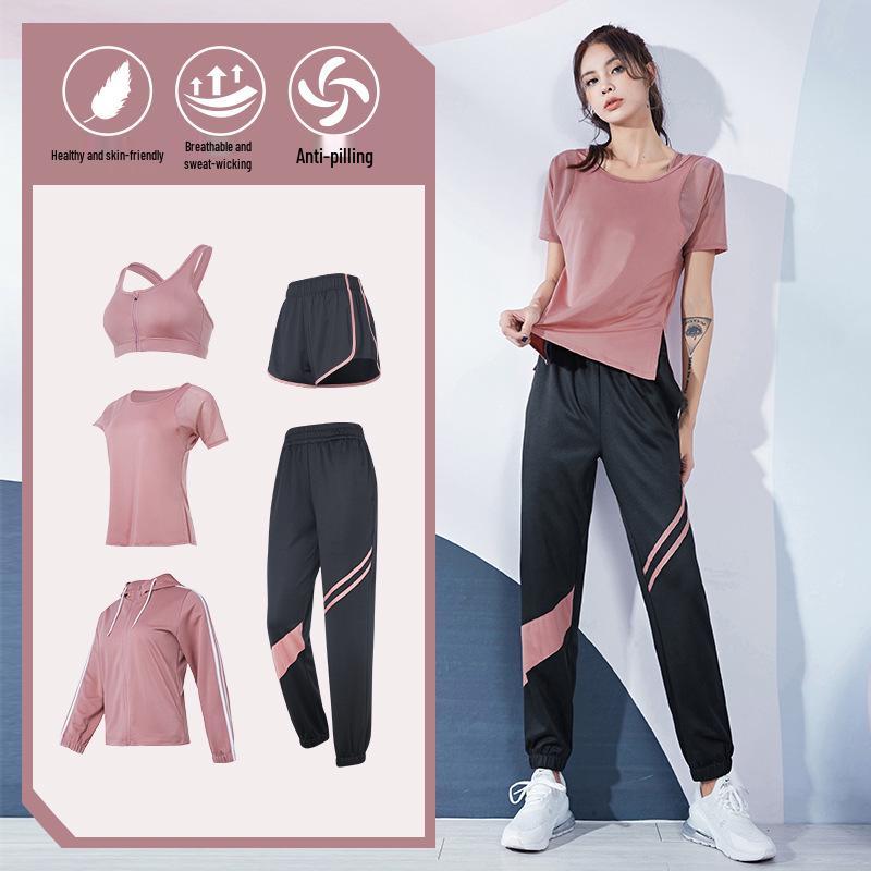 Plus Size Loose-Fit Yoga Set - Breathable, Quick-Dry Sportswear for Running and Fitness