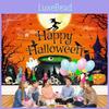 Exclusive Halloween Theme Flag Witch Castle Halloween Party Decorative Polyester Fabric