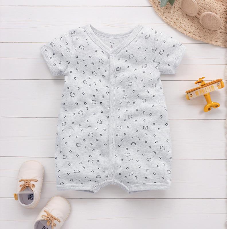 Neugeborener Sommer Lässiger Kurzarm Strampler Body