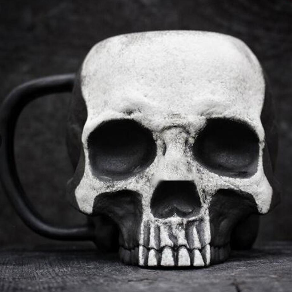 Funny Horror Holiday Daily Home Decoration Skull Head Water Cup