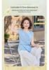 Summer Fashion Two-Piece Set: Stylish Wide-Leg Pants & Top for Middle-Aged Women