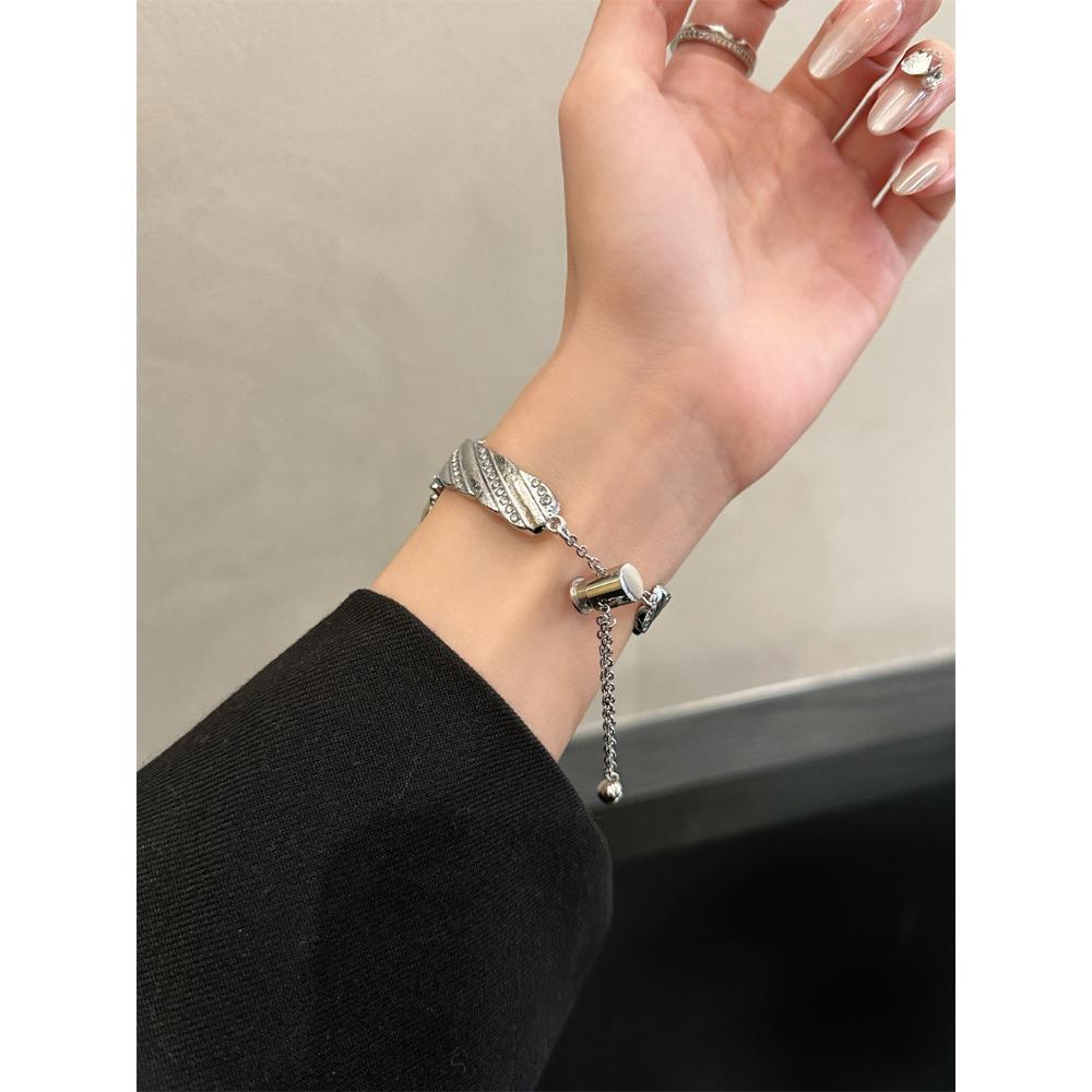 Diagonal Brushed Metal Bracelet Strap Luxury Wristband for Apple Watch 38/40/41/44/45/46/49mm, Compatible with iWatch Series 11 10 9 8 7 SE Ultra