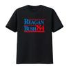 Reagan Bush 84 Vintage Campaign T Shirt For Unisex And Unisex Retro Style Comfortable Cotton Fabric Vintage Casual Soft